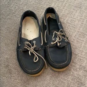 Navy Sperry Boat shoes